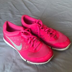 Pink Nike shoes 8.5